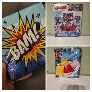 Superhero Birthday Party Supplies Lot Of 3 Napkins Table Decorating Kit Game